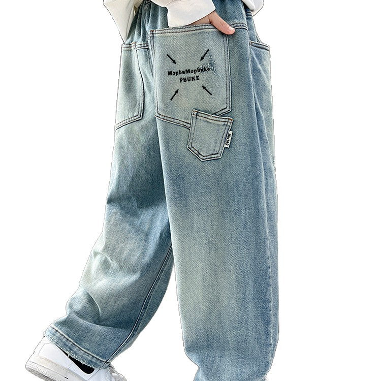 Boys' jeans - spring/autumn collection - new  trendy street style for older boys and teens - kids' denim pants