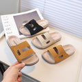 Vancahoboken shoes boys' cork sandals summernew arrivalkids indoor and outdoor sandals medium and large kids flip-flops