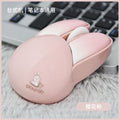 Mofii m6c evil rabbit wireless bluetooth dual-mode mouse with gradient rabbit ear design and cool lighting effects