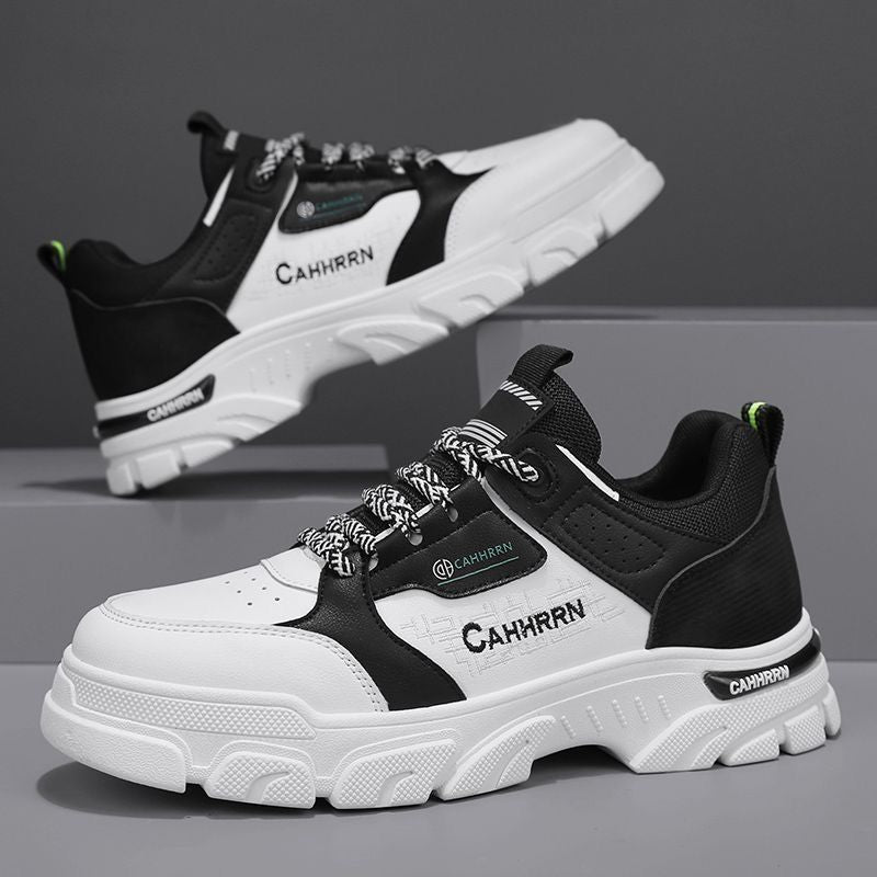 Men's shoes 2025 new spring collection: height-increasing athletic work sneakers, youth casual low-top martin boots