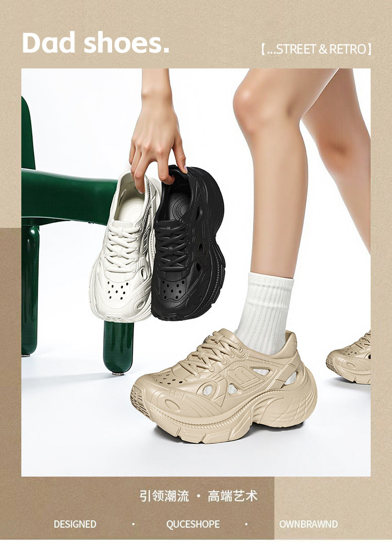 Dad shoes women's clogs casual shoes sports shoes sneakers river tracing shoes beach shoes eva wading shoes outwear sandals