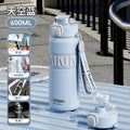 Outdoor bouncing double drink thermos cup 316 stainless steel straw water cup sports thermos portable wholesale customized