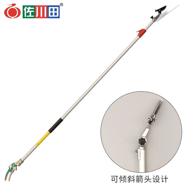 Taiwan Sakawata G420 retractable high branch scissors saw 1.8-3 meters high altitude fruit picking scissors, longan lychee