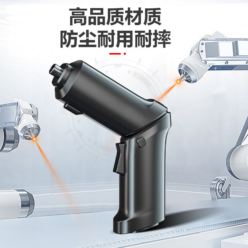 Longsa's new mini portable home appliance repair electric screwdriver screwdriver machine plastic box 108 pieces set