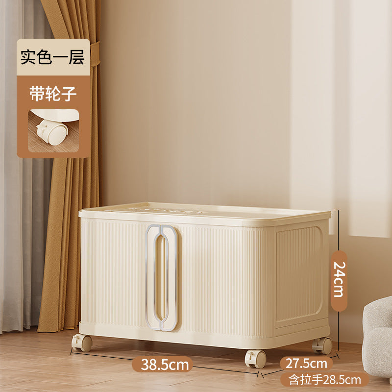 Multi-layer baby wardrobe Thickened baby storage cabinet Household snack sorting box Clothes storage Folding storage cabinet