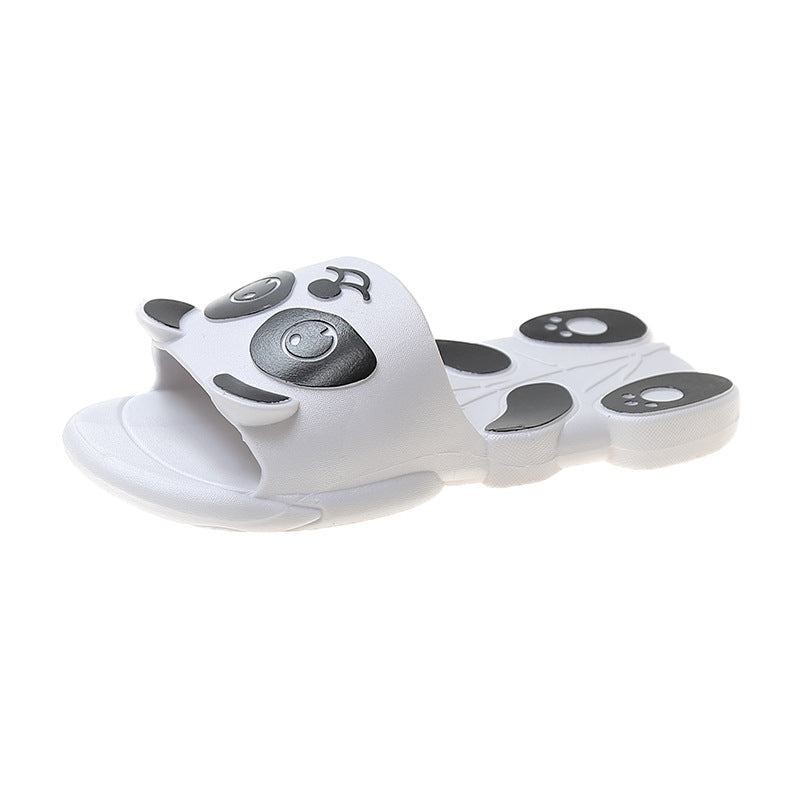 Panda parent-child slippers women's summer new style cute children's sandals non-slip home shoes cartoon internet celebrity beach shoes