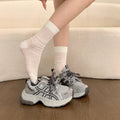 2026 spring/summer hot seller: women's height-increasing sneakers - versatile casual athletic shoes with chunky platform soles (oversized dad shoes)