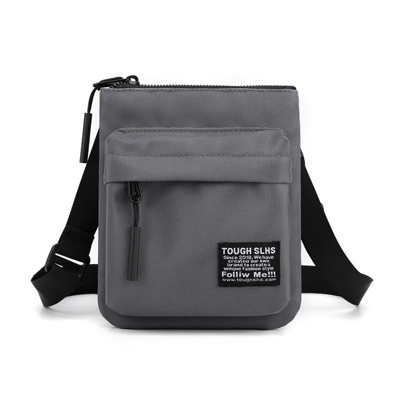 New Japanese men's bags trendy messenger bags simple and ultra-thin shoulder bags outdoor sports small satchel mobile phone bags
