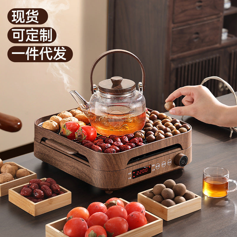 Stove tea making suitfor home tea set glass water kettle electric ceramic stove tea maker indoor courtyard multifunctional oven