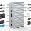 laptop type-c docking station gigabit 4k vertical expander 13-in-1 docking station multi-function
