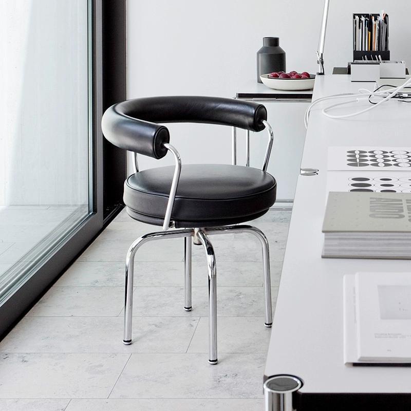 Bauhaus nordic dining chair light luxury stainless steel chair medievalcasual designer negotiation conference office chair back chair