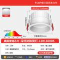 Matte white-12w-6000k positive white light (american puri chip ra≥98)