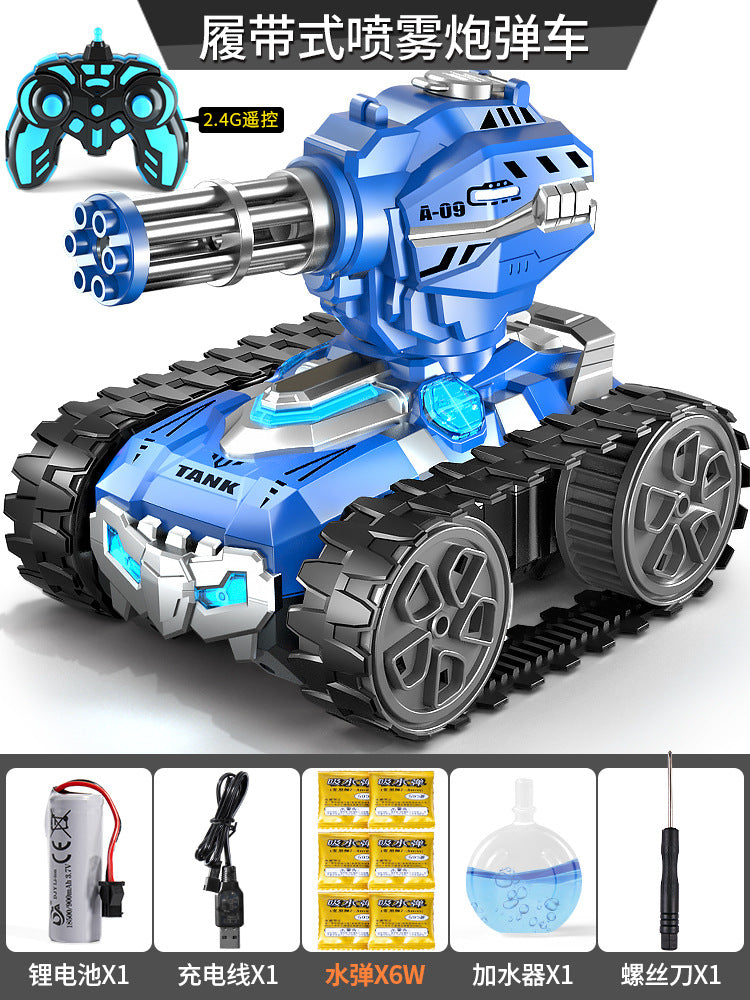 Kids' remote control car - water bomb launcher, gesture sensing tank, 4wd off-road toy car for boys - water bomb launching
