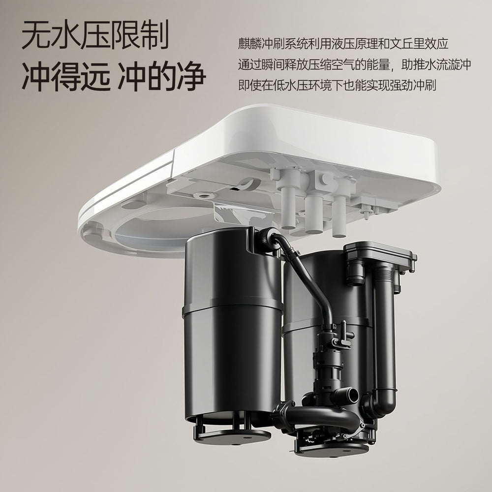 Standard toilet for home bathroom first-class water efficiency toilet kick large diameter deodorizing filter easy to clean anti-blocking
