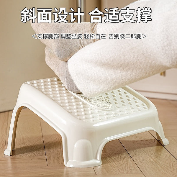 Office foot pedal footrest ottoman, household table foot pedal leg workstation anti-tilt Erlang leg pedal stool good thing