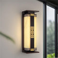 New outdoor solar wall lights - waterproof garden lighting for home, hotel, and courtyard use - perfect for mounting on both sides of gates