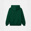 fashion  fleece-linedsweatshirt hooded thickenedpure colorcasualheattechoutwearcouple's pullover wide