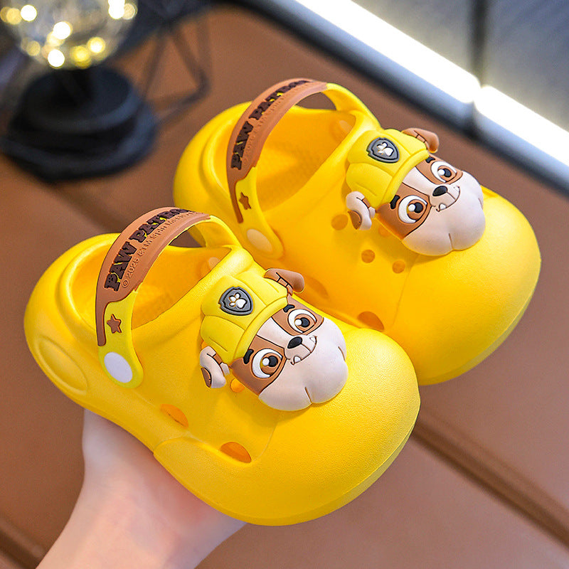 Baby slippers girl clogs summer toddler indoor bath kids sandals and slippers fashionable outwear beach non-slip
