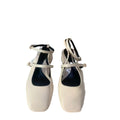 Za spring new 2024 fashion square toe mary jane single strap buckle back strap open heel chunky heel sandals for women