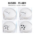 Bia stainless steel rotating seasoning bottle seasoning jar barbecue seasoning bottle toothpick holder powder bottle pepper jar barbecue charcoal