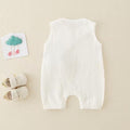 New arrival kidsfashion style vest wide shoulder jumpsuit summer boys newborn summer cartoon jumpsuit