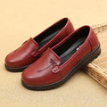 Soft leather soft bottom ladieswear shoes flatsabrasion resistantwaterproofbows work shoes wechat group purchase live broadcast one piece dropshipping