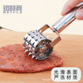 Ready-to-ship stainless steel steak tenderizer for home use - meat needle, rolling steak wheel, kitchen tool