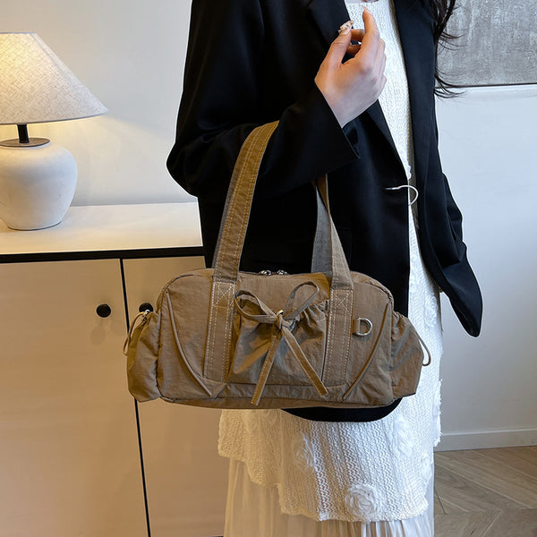 Casual Korean fitness bag women's fashion simple short-distance travel bag commuter yoga storage duffel bag