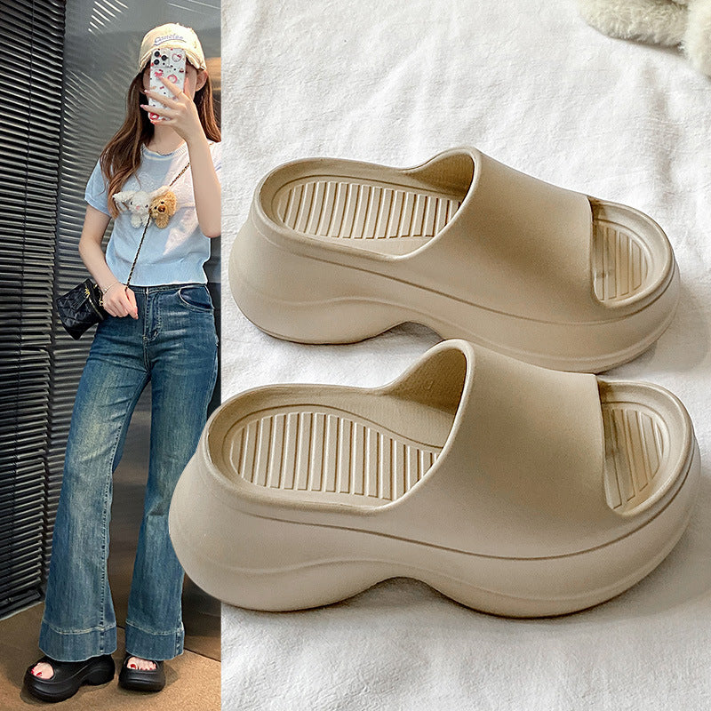 "eva platform sandals with hidden wedge heel - women's 2025 summer collection: comfortable, stylish, and perfect for beach & outdoor wear"