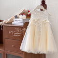 Girls' dress  summer new bow french tank dress princess gown