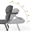 Foldable bed office nap chair handy gadget portable hospital companion nap bed single nap bed lightweight balcony