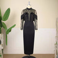 Am220739 banquet elegant dress - socialite style mesh bodycon mini dress