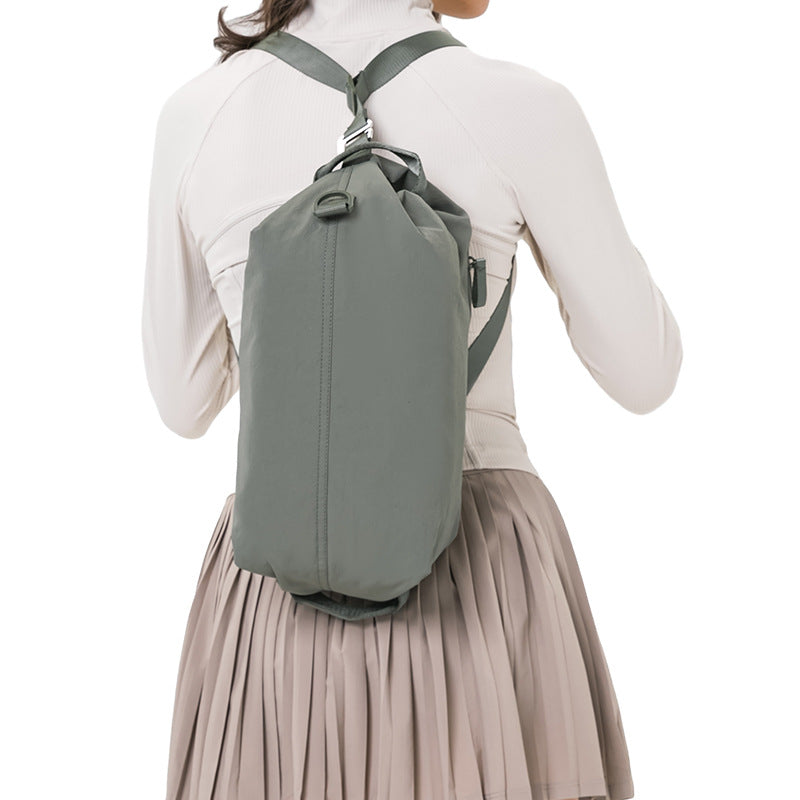 Influencer-approved sbs zipper water-resistant women's multifunctional adjustable backpack for outdoor cycling - daw038