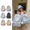 Large capacity backpack for women - perfect for middle school, high school, and college students. versatile, collegiate style, casual travel backpack