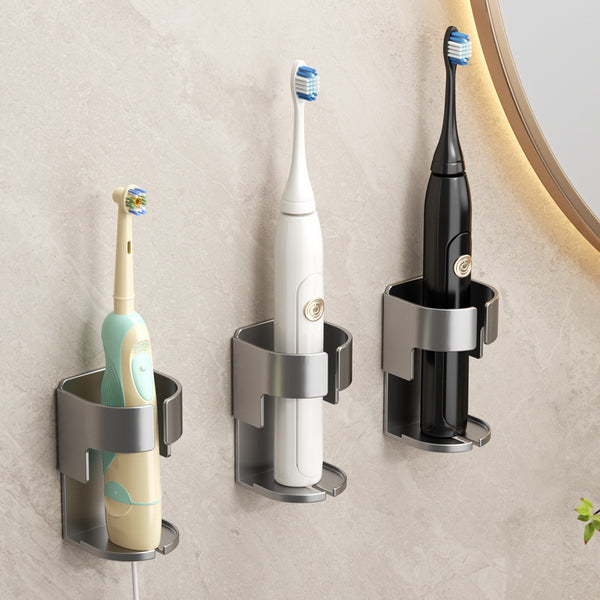 Electric toothbrush holder, non-punching suction cup, wall-mounted bracket, hanger, bathroom storage base, tooth support rack.