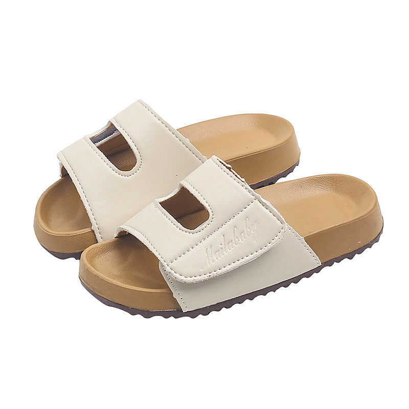 Korean style summer new children's sandals & slippers - versatile boys' shoes, soft-soled girls' beach shoes, summer anti-slip eva slippers