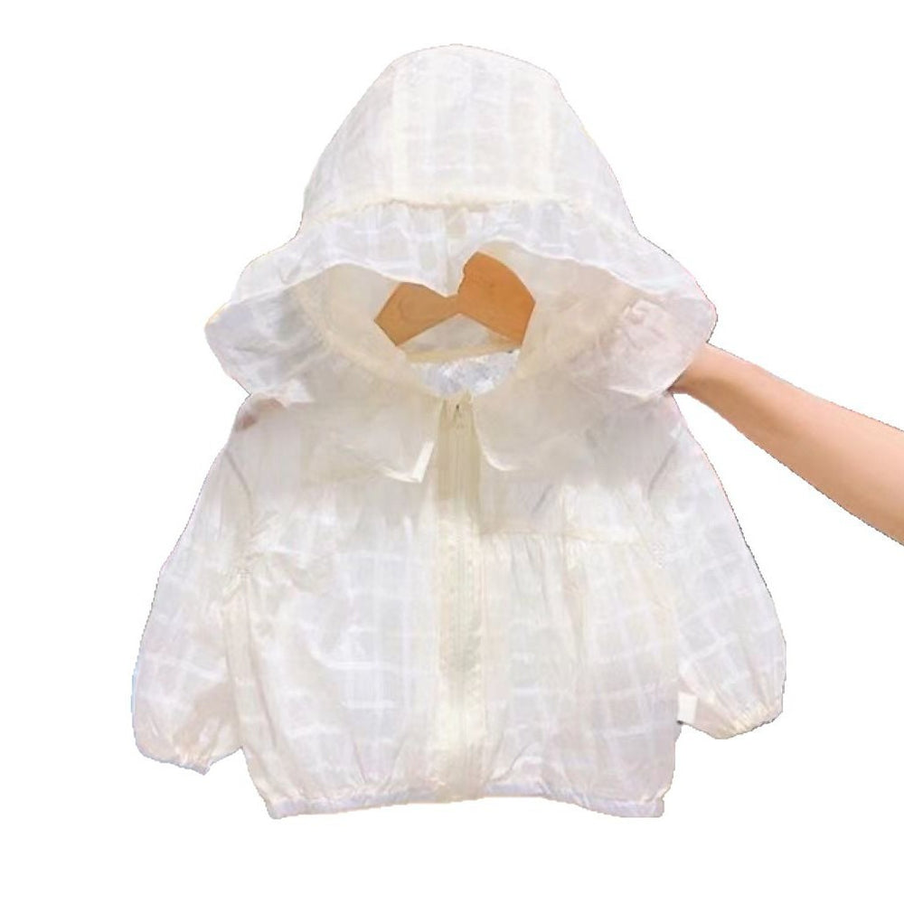 New summer collection: stylish and trendy sun protection hoodies for baby boys and girls - lightweight, breathable, and fashionable outerwear for kids
