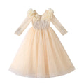 Girls' evening gown princess dress - new  birthday tutu dress for hosts, piano performances, and stage shows