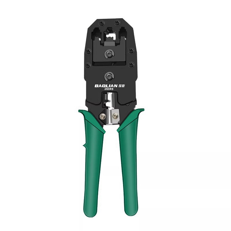 Network cable pliers, crystal head crimping pliers, wire clamping and wiring, multi-functional neutral broadband connector, category 5, 6 and 7 network pliers