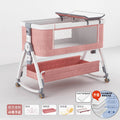 Aluminum alloy powder + 4d high-tech mattress [cooling mat on the reverse side] + storage basket + mosquito net + changing table + bed surround