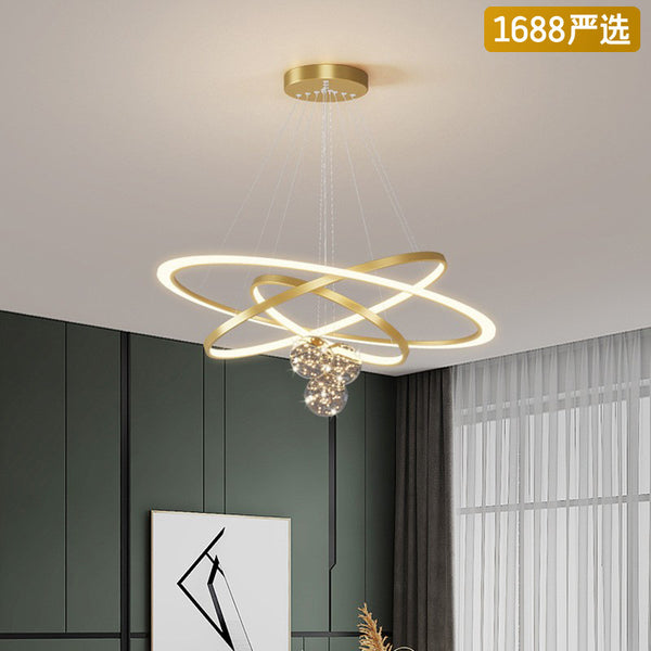 [Strict Selection] Light Luxury Chandelier Simple Modern Atmosphere Home Restaurant Gypsy Star Bedroom Lighting 2025 New