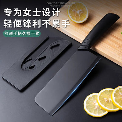 Kitchen knife fruit knife combination dormitory kitchen knife kitchen for home sharp meat cutting stainless steel spray paint meat slicing knife
