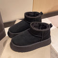 Thick sole snow boots for women 2026winternew arrivalnortheast heattech cotton shoes for women non-slipoutwearfleece-linedthickened short boots