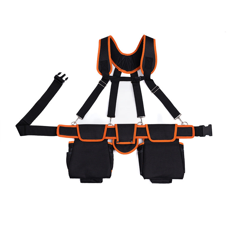 Source manufacturer spot portable large-capacity storage bag strong and wear-resistant Oxford cloth shoulder strap belt bag hardware kit