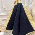 Girls' fall/winter new fashion thickened jacket, stylish casual baby outfit, reversible cotton coat, kids' loose-fit children's clothing
