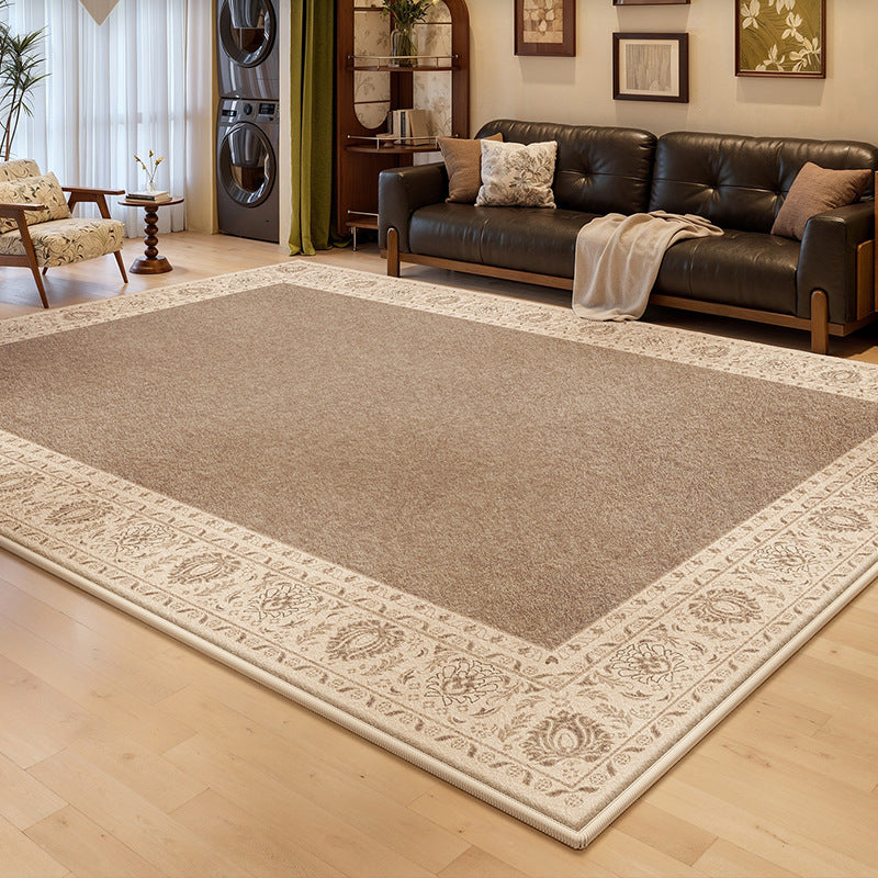 Removable and washable carpet french medieval retro persian no-wash and wipeable double-layer detachable machine washable sofa bedroom floor mat