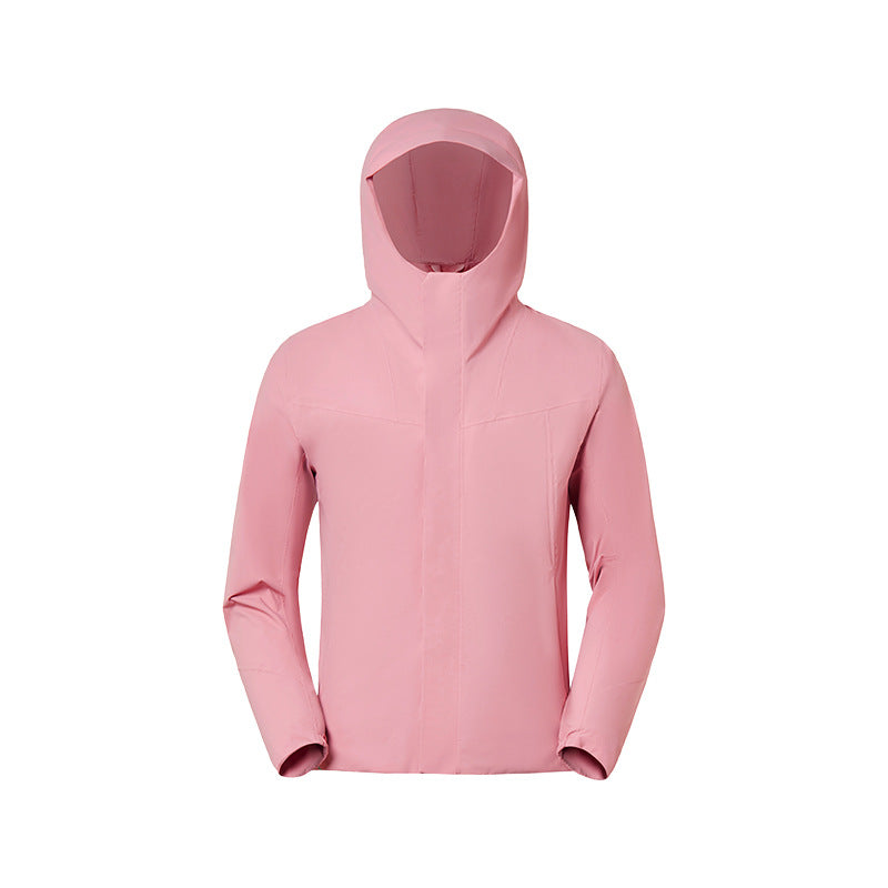 Influencer-approved windproof, waterproof, and stain-resistant hooded jacket with fleece lining - outdoor hiking apparel daw011