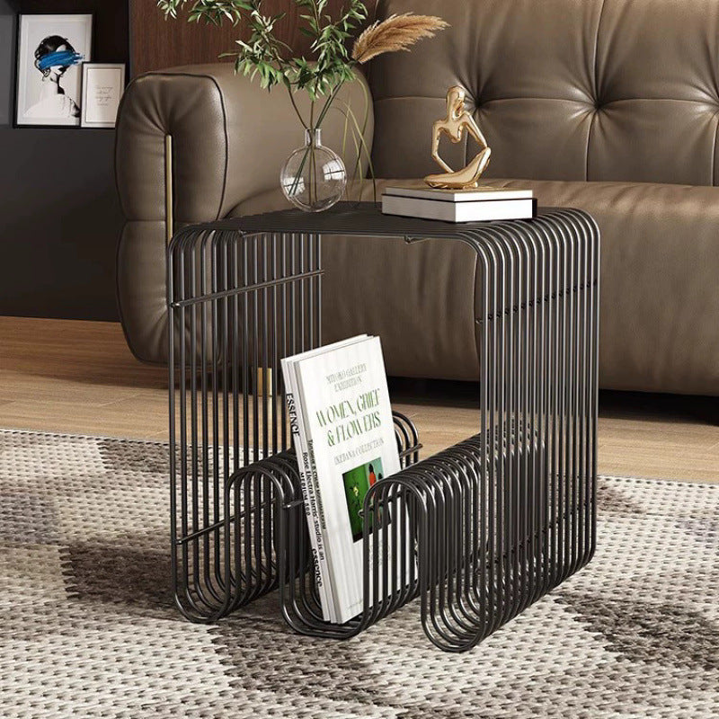 Same-day delivery of metal line coffee table, bedside table, storage bookshelf, small table, floor-standing wall-mounted storage rack, sofa side table