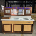 Mizumura bibimbap commercial buffet table bibimbap table snack catering hot pot barbecue restaurant refrigerated and sterilized buffet