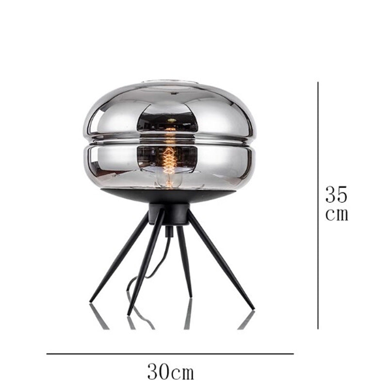 Modern minimalist glass table lamp - bedroom bedside lamp - designer high-end nordic style - living room, study, decorative home & hotel lighting